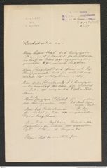 k.k. naturhistorisches Hofmuseum, Intendanzakten 1885-1896 (Hauer), Aktenzahl Z.62/1891, Seite 1